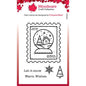 Woodware Clear Singles Snow Globe Stamp 3 in x 4 in Stamp