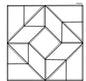 Woodware Clear Singles Patched Three 4in x 6in Stamp