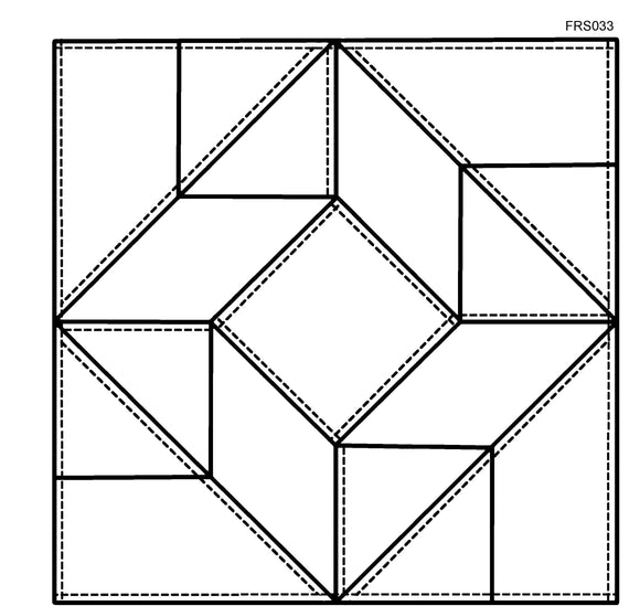 Woodware Clear Singles Patched Three 4in x 6in Stamp