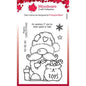 Woodware Clear Singles Santa Gnome 4 in x 6 in Stamp