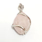 Rose Quartz Elipse Pendant