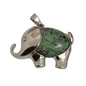 Ruby in Zoisite Elephant Pendant