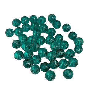 Value Beads - 6mm Glass Drawbench - Green