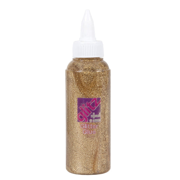 Glitz It Glitter Glue Gold 120ml