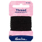 Hemline Glitter Thread - Black 10m