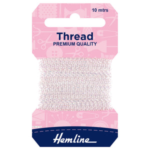 Hemline Glitter Thread - Iris 10m