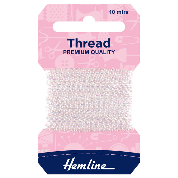 Hemline Glitter Thread - Iris 10m