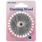 Hemline Darning Wool 20mtrs - Dark Grey
