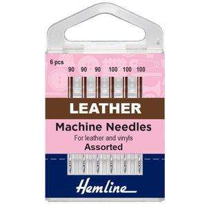 Hemline Leather Machine Needles (6 Pieces)