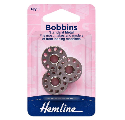 Hemline Metal Bobbins Universal Class 15K