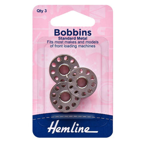 Hemline Metal Bobbins Universal Class 15K