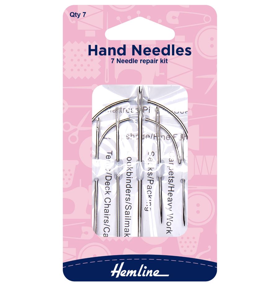 Hemline Hand Sewing Needles (7 Pack)