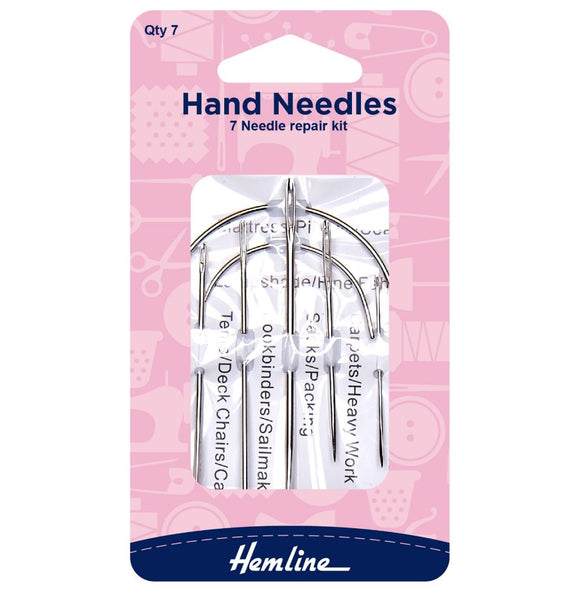 Hemline Hand Sewing Needles (7 Pack)