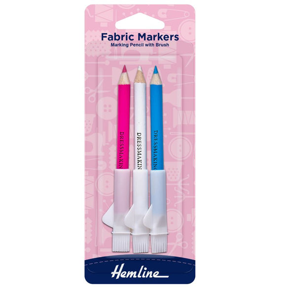 Hemline Fabric Markers 3pcs