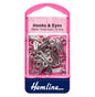 Hemline Hooks & Eyes Nickel Size 9
