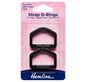 Hemline Strap D Rings 32mm Wide (2 Pack)
