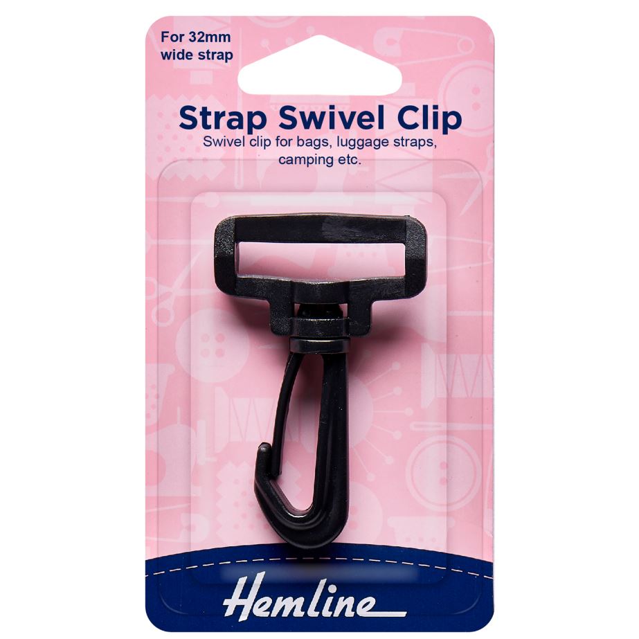 Hemline Strap Swivel Clasp 32mm