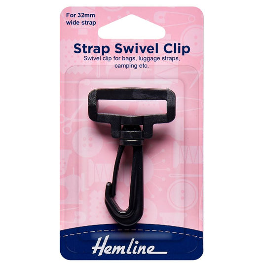 Hemline Strap Swivel Clasp 32mm