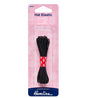 Hemline Hat Elastic Black 4m