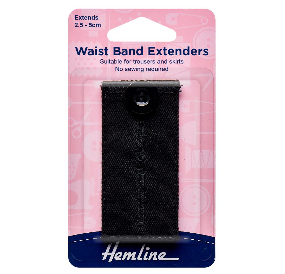 Hemline Waist Band Extender Button 25-5cm