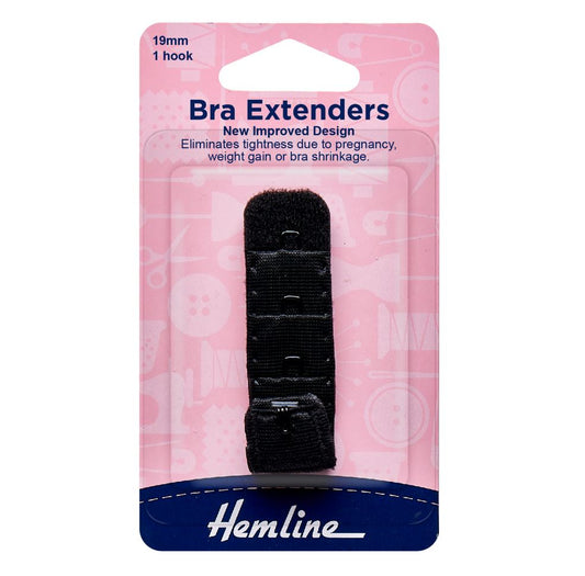 Hemline Bra Extendeds 19mm 1 Hook
