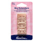 Hemline Bra Extenders 28mm 2 Hooks Nude