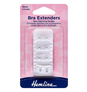 Hemline Bra Extenders 28mm 2 Hooks