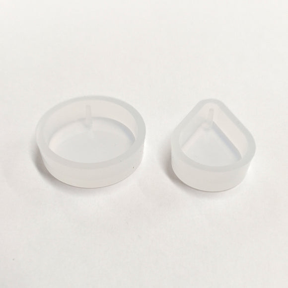 Teardrop and Flat Round DIY Silicone Pendant Moulds