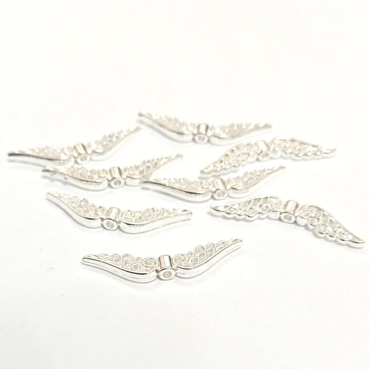 Angel Wings - Silver Lace (8 x Pieces)