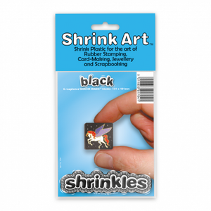 Shrink Art 101x131mm (6 Sheets) - Black