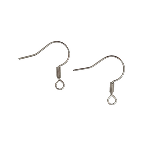 Earwires - Bright Silver (Nickel Free)