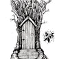 Clear Stamp - Fairy Door Large