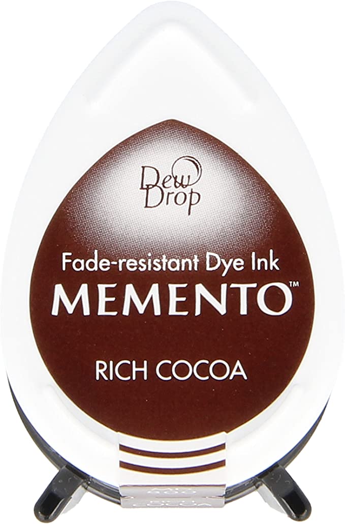 Tsukineko Memento Dew Drop Ink – Rich Cocoa