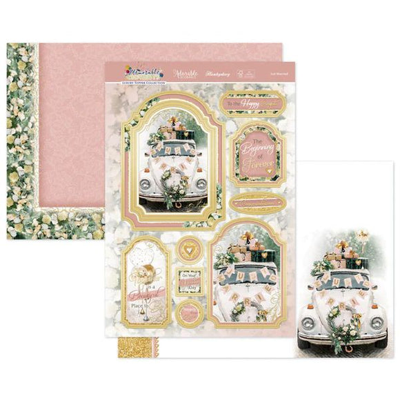 Just Married Luxury Topper Set