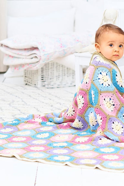 10001 Crochet Daisy Field Blanket