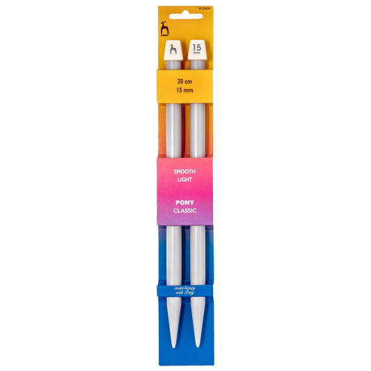 Pony knitting Pins 30cm 15mm