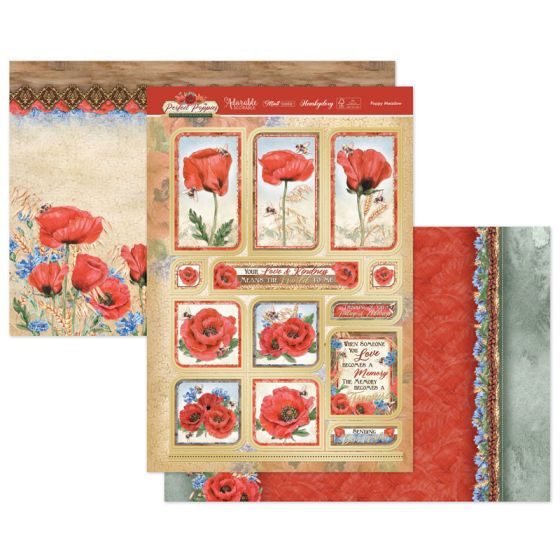 Poppy Meadow Luxury Topper Set