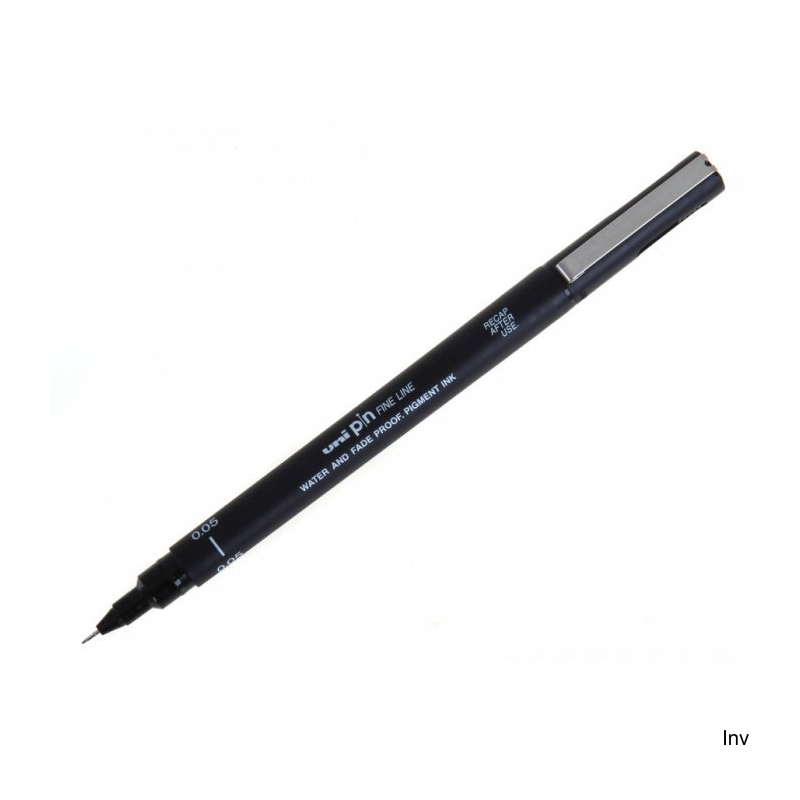 Uni Pin Fine Liner Black 0.05mm