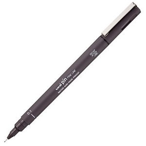 Uni Pin Fine Liner Dark Grey 0.1mm