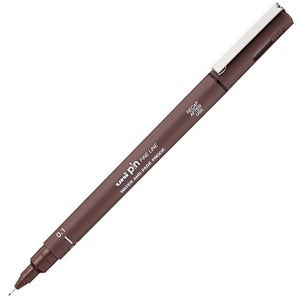 Uni Pin Fine Liner Sepia 0.1mm