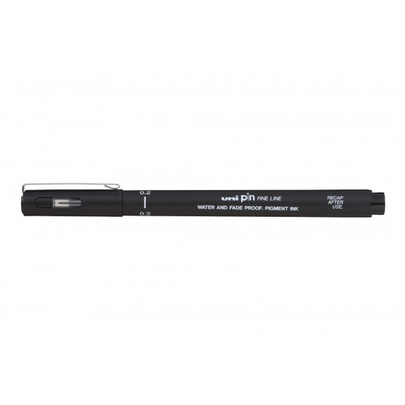 Uni Pin Fine Liner Black 0.2mm