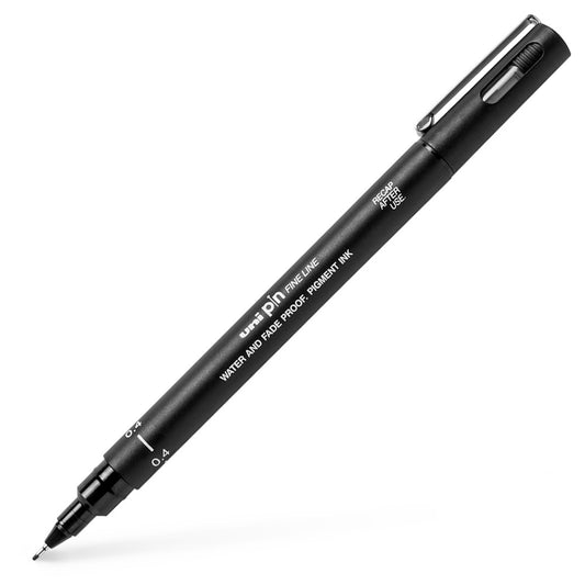 Uni Pin Fine Liner Black 0.4mm