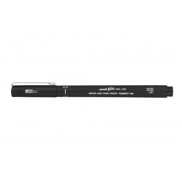 Uni Pin Fine Liner Black 0.5mm