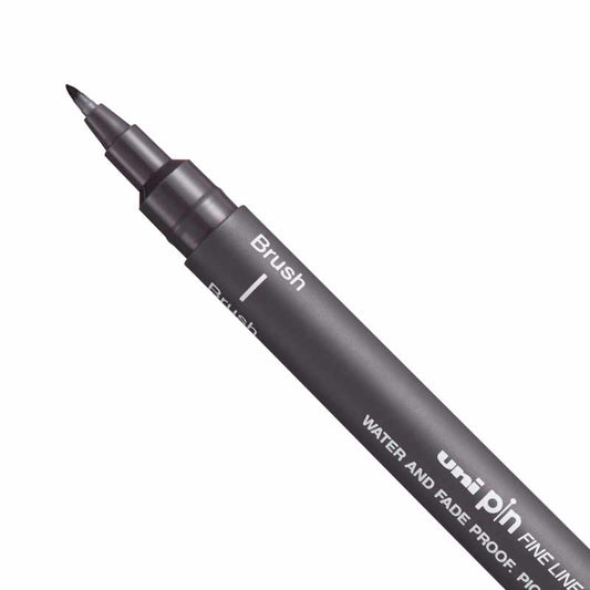 Uni Pin Fine Liner Brush Dark Grey