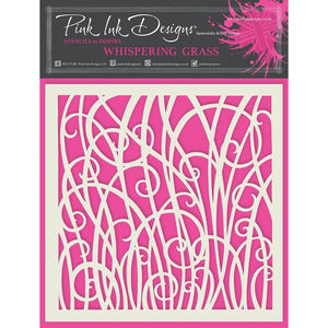 Pink Ink Designs Stencil Whispering Grass