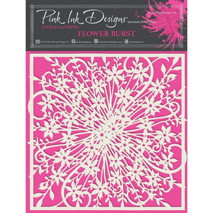 Pink Ink Designs Stencil Flower Burst