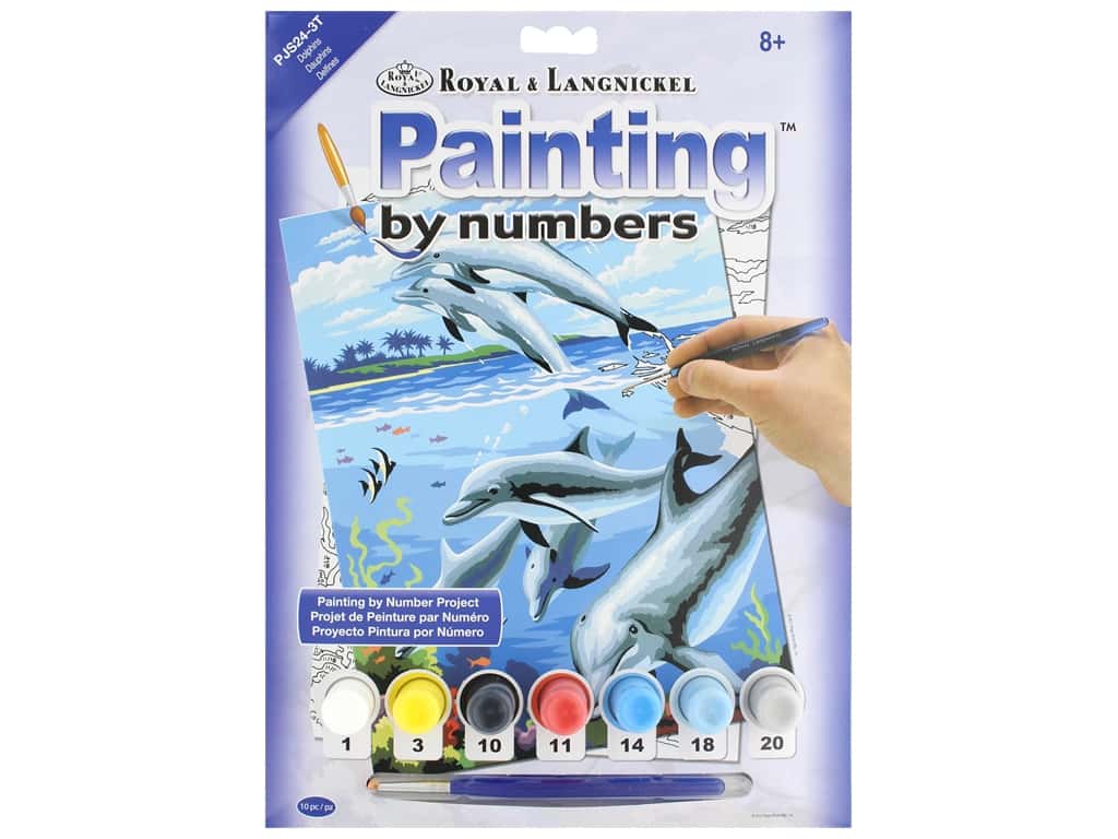 Paint By Numbers Dolphins