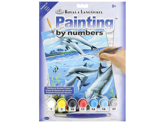Paint By Numbers Dolphins
