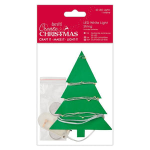 Papermania Docrafts 20 LED Light String – White