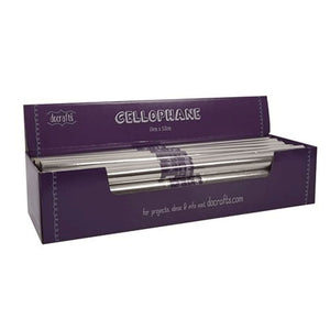 Papermania Cellophane Clear 24x50x152cm Roll